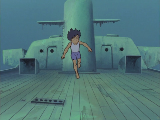 Future Boy Conan 09 sunken ship